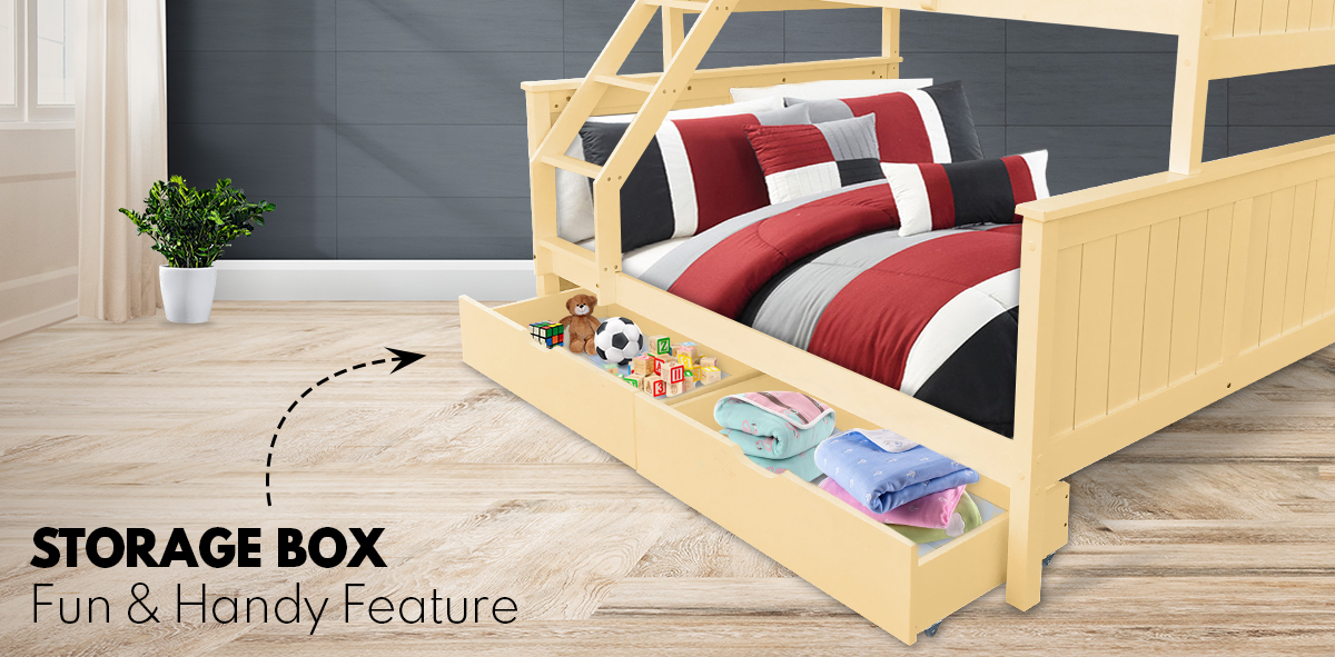 bunk beds with storage solutions